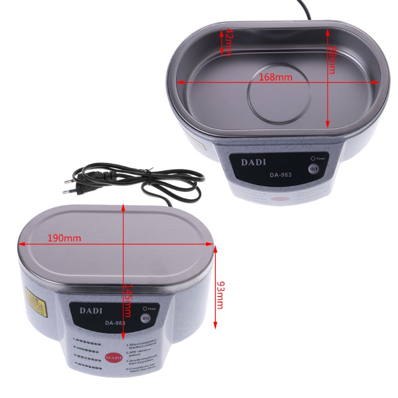30W Mnin Ultrasonic Cleaner Circuit Board Cleaning Machine Intelligent Control For Jewelry Glasses