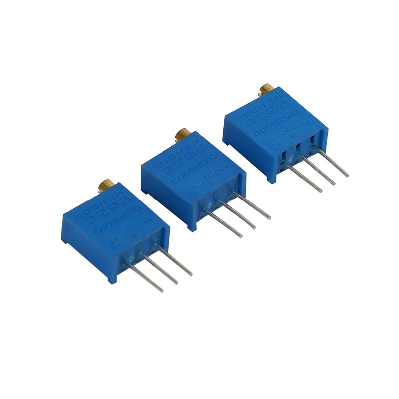 150 Stks/partij 3296W (50R - 1M) 15 Waarden Multiturn Trimpotentiometer Kit High Precision 3296 Variabele Weerstand Met Doos