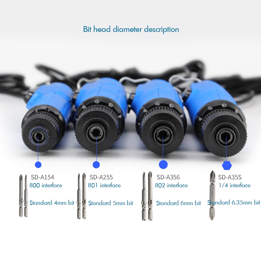 DC18V-36V Power Screwdrivers, Adjustable Torque Electric Screwdriver with Bits, Magnetizer, Component Box for Phone Home Repair