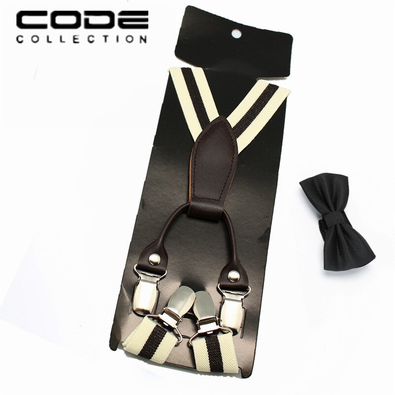 Tirantes Vintage a rayas para niños, camisa clásica con tirantes de 4 clips para niño y niña, camisa elástica, soporte ajustable para camisa
