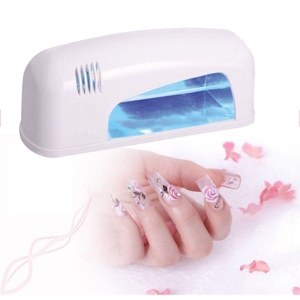 Professionele 9 w LED UV Manicure Nail Art Power Lamp Automatische Open voor UV Gel Nagellak Nagel Droger Lamp machine Nail Art Tool