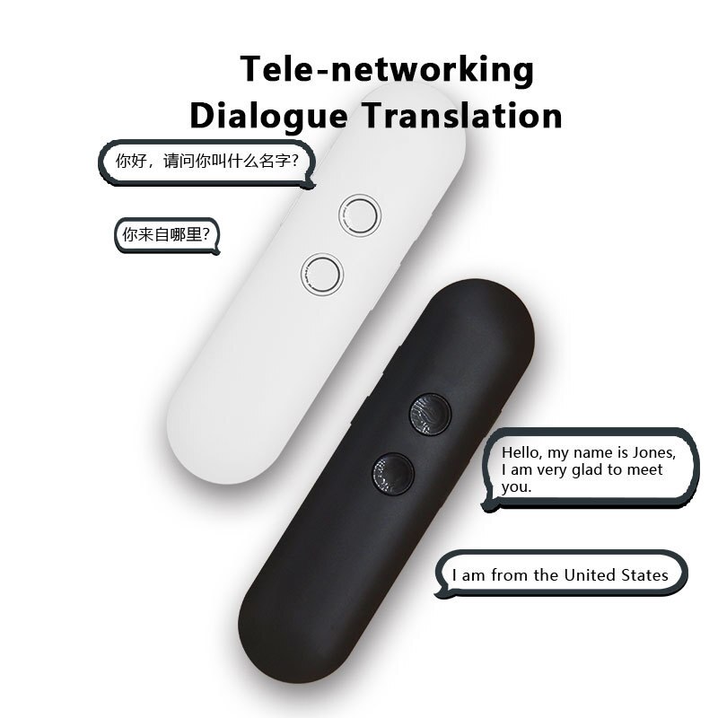 Portable intelligent 3-in-1 Voice Translator for learning voice text picture language translator of travel business meeting