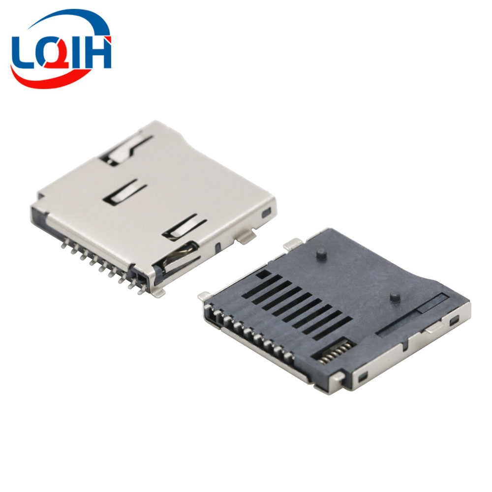 Suporte para cartão SD/MINI/TF/SIM/NANO/MICRO Slot para cartão Módulo de memória Corpo longo Corpo curto com conector autoelástico: Laranja