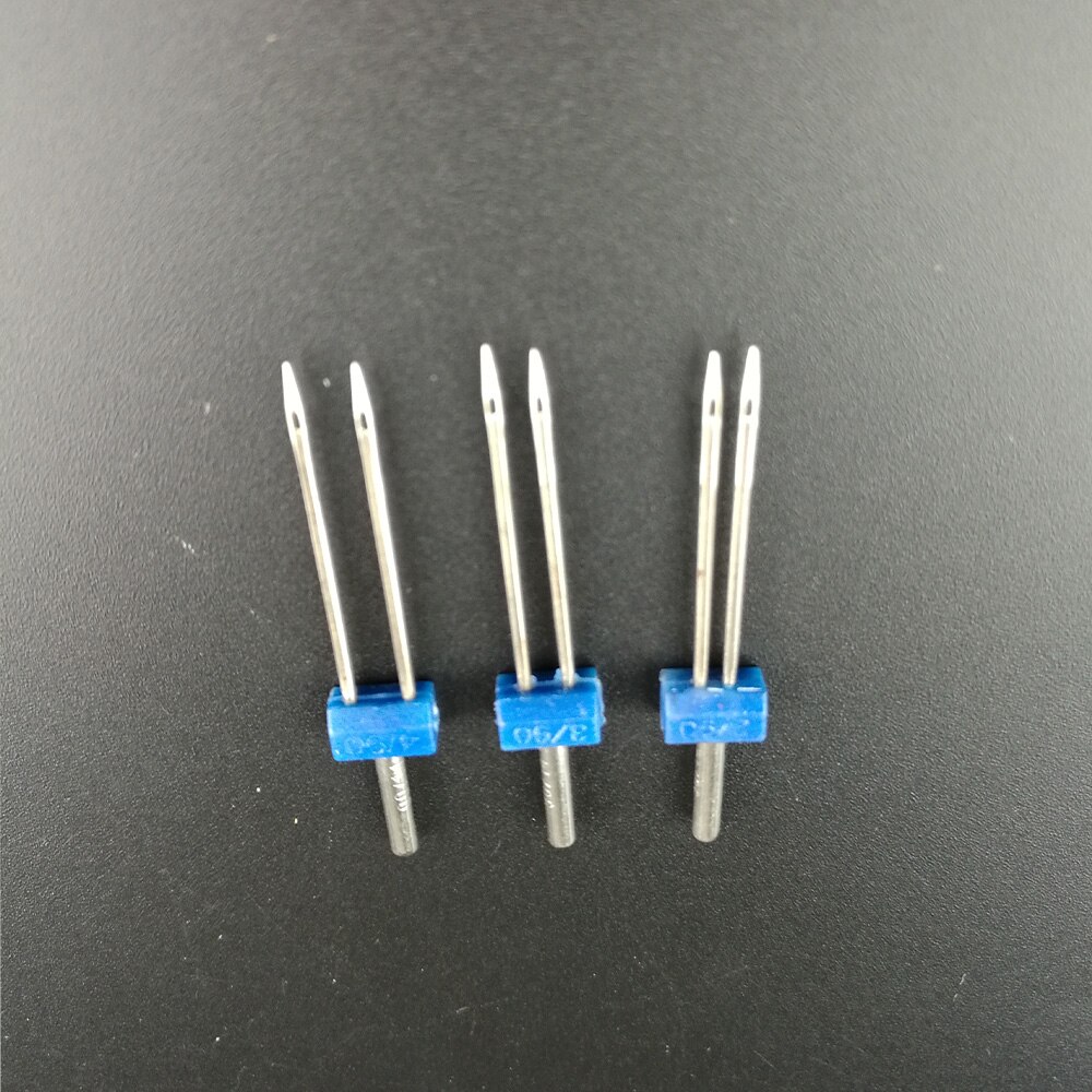 Agujas dobles útiles para máquina de coser, tamaño 2,0/90 3,0/90 4,0/90, 21 unidades