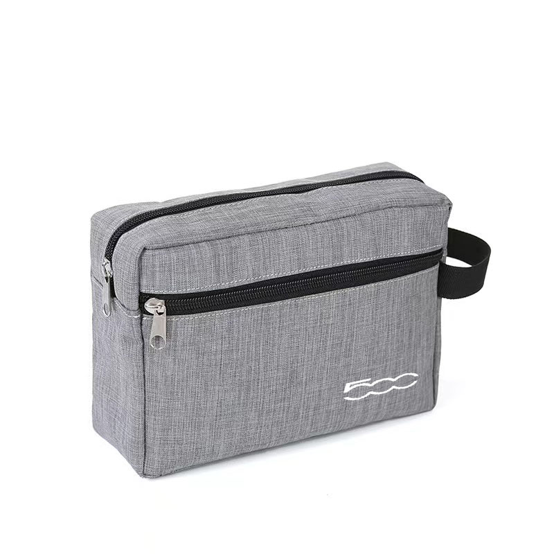 Portable Auto Opbergdoos Organizer Opbergen Opruimen Tas voor 500 500C 500X 500L 500e Abarth 695 Auto Accessoires: GRIJS