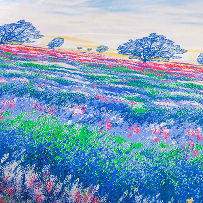 Purple Flower Mattress Cover 180x200 Single Mattress Protector Bed Bug Proof Dust Mite Mattress Pad Cover for Mattress 45