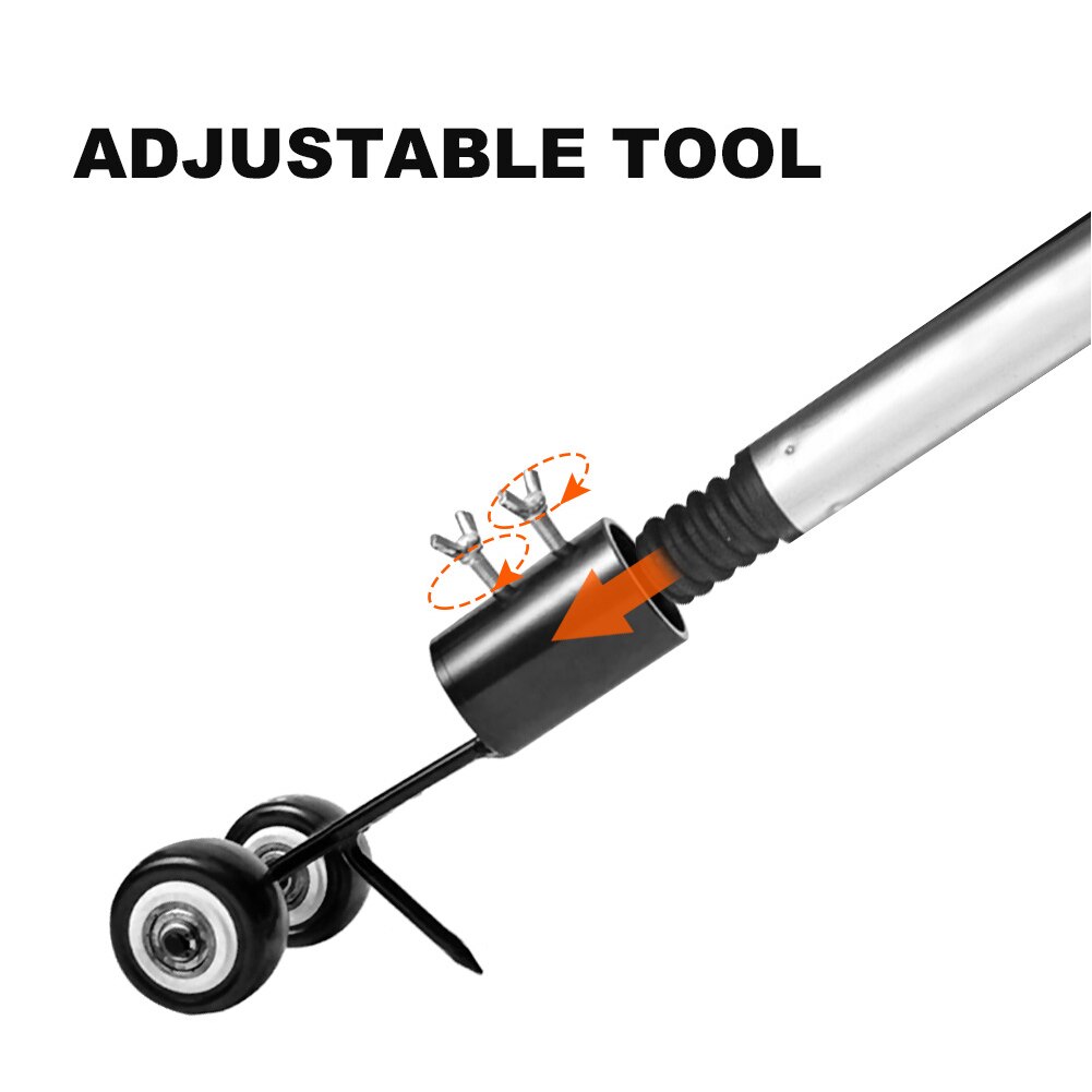Retractable Pole Tool Portable Length Adjustable Easy Use Handheld Weeder Rod Aluminum Alloy Garden Accessories