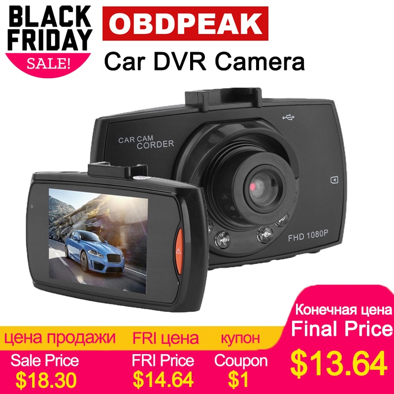 Originele Auto DVR Camera G30 Full HD 1080 p 140 Graden Dashcam Video Registrars voor Auto Nachtzicht G- sensor Dash Cam