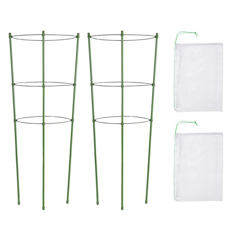 A0KE Zaailing Plant Protector Planten Scherm Beschermende Mesh Kooi Kit Accessoire Voor Tegen Schade Aan Slanke Plant Uit Huisdieren En