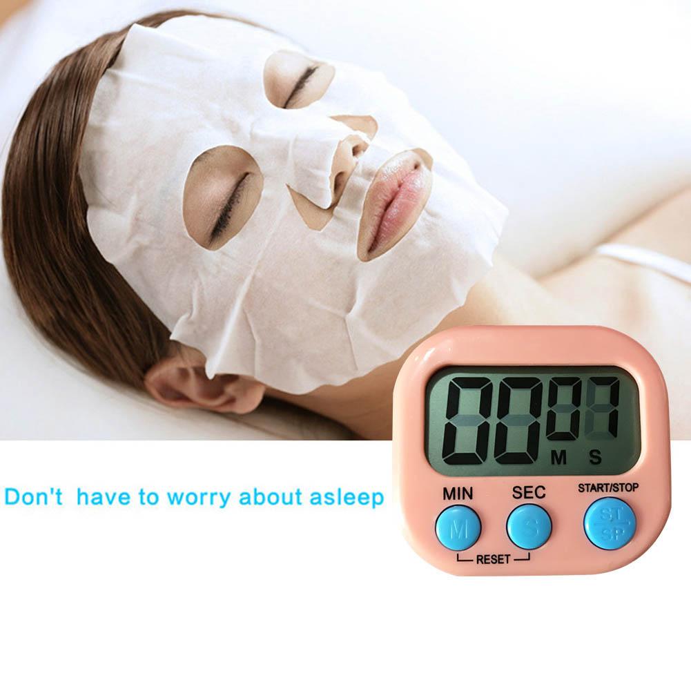 household Supplies Kitchen Timer LCD Display Home Kitchen Timer Square Baking Cooking Count Alarm Sleep Stopwatch