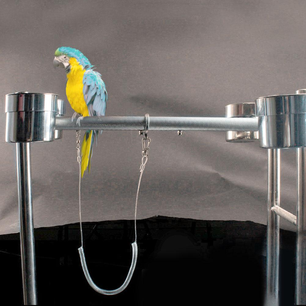 3m fleksibel fuglesnor med benring ultra-let papegøje fugl sele anti-bid udendørs flyvende træning reb til ara cockatiel