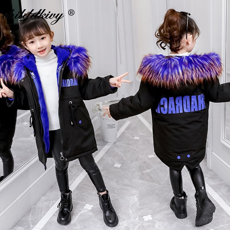 Children's Winter Jacket Girls Cotton-padded Jacket Baby boy clothes Kids Outerwear Baby girls Snowsuit Boy's cotton coat 3-10Y