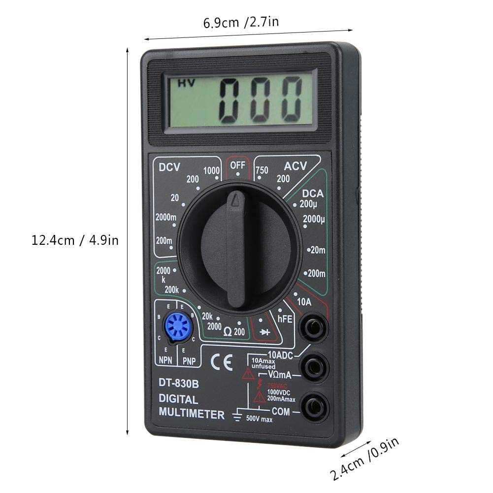 Digital-Multimeter DT830B AC/DC LCD Voltmeter Amperemeter Ohm Tester 750/1000V Handheld Meter Multimeter