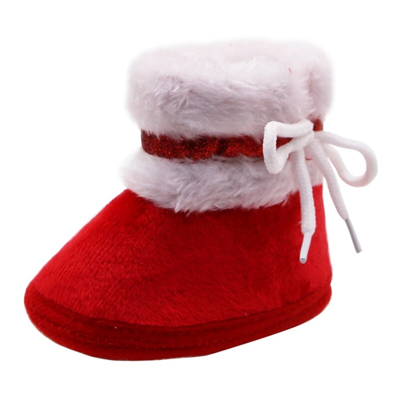 Winter Baby Laarzen Leuke Meisjes Warme Schoenen Zuigelingen Warme Schoenen Faux Voor Meisjes Baby Booties Katoen Jongen Laarzen: R / 13