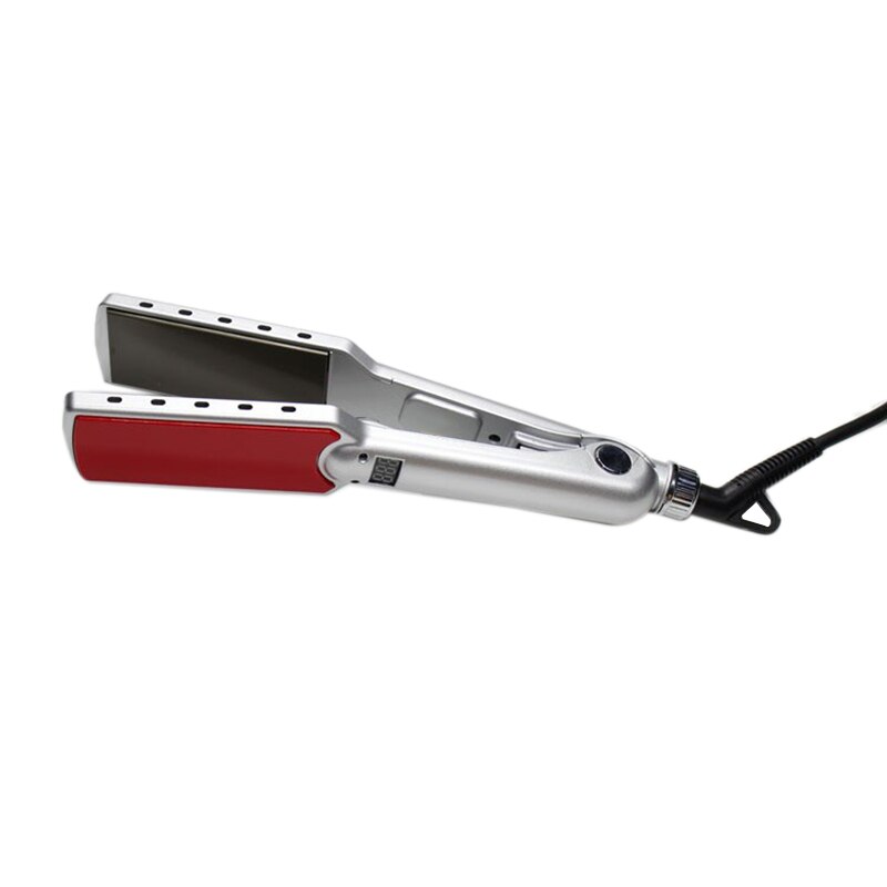 ！-høytemperatur brede plater keratin rettetang stylingverktøy titan rettetang flatjern (eu