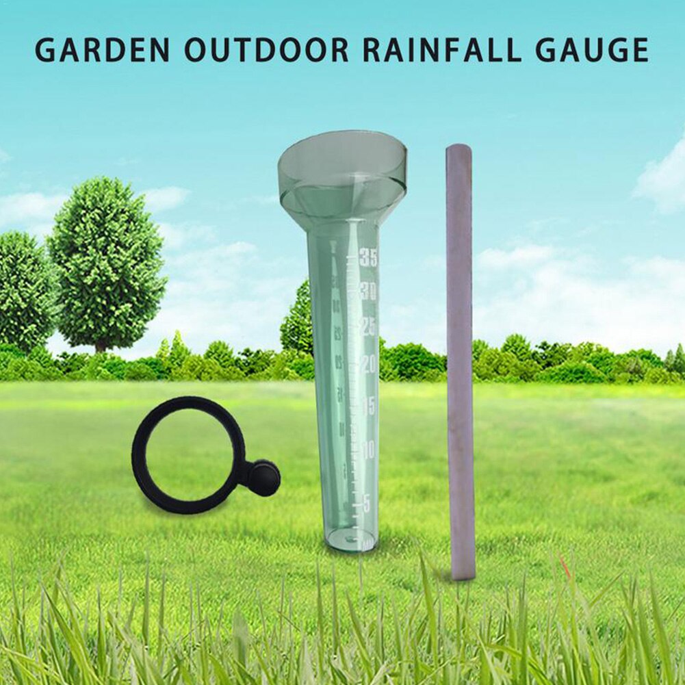 Herramienta de medición medidor de agua de yarda graduada medidor de agua Simple transparente portátil para jardín suelo césped lectura rápida casa al aire libre