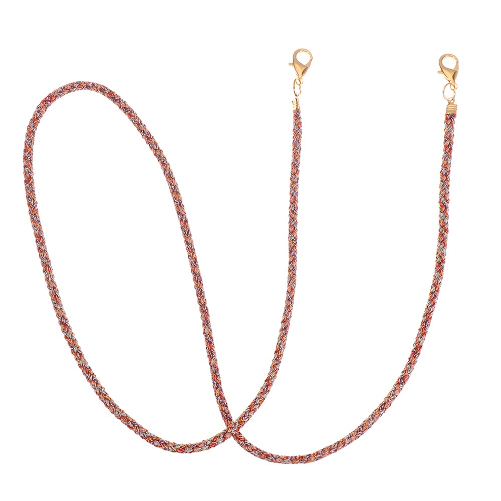 1 stuk masker houder riem anti-verloren bril ketting leesbril ketting lanyard unisex zonnebril touw clip vast brilmontuur: purple