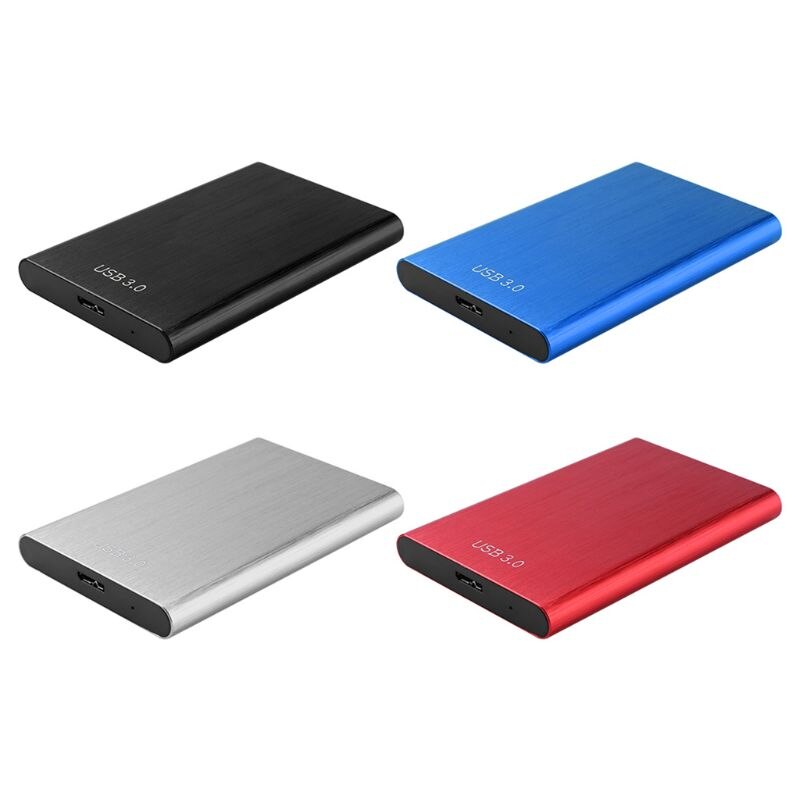 2.5in SATA Hard Disk Enclosure Box Aluminum Alloy Screw-free Tool-free Structure