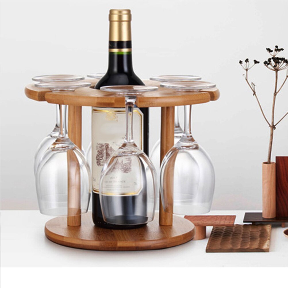 1 Set Wine Glass Drying Rack and Bottle Holder Tab... – Grandado