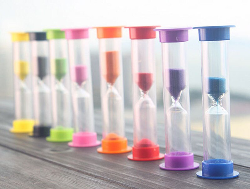 Colorful Hourglass Sandglass Sand Clock Timers Sand Timer Random Colors 1 minute /2 minutes /3 minutes sand clock