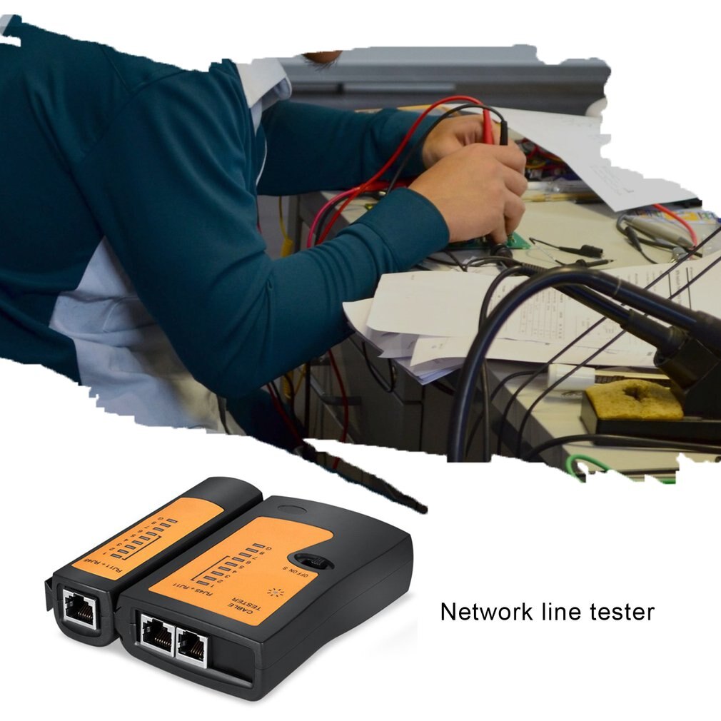 RJ45 Cable lan tester Network Cable Tester RJ45 RJ11 RJ12 CAT5 UTP LAN Cable Tester Networking Tool network Repair