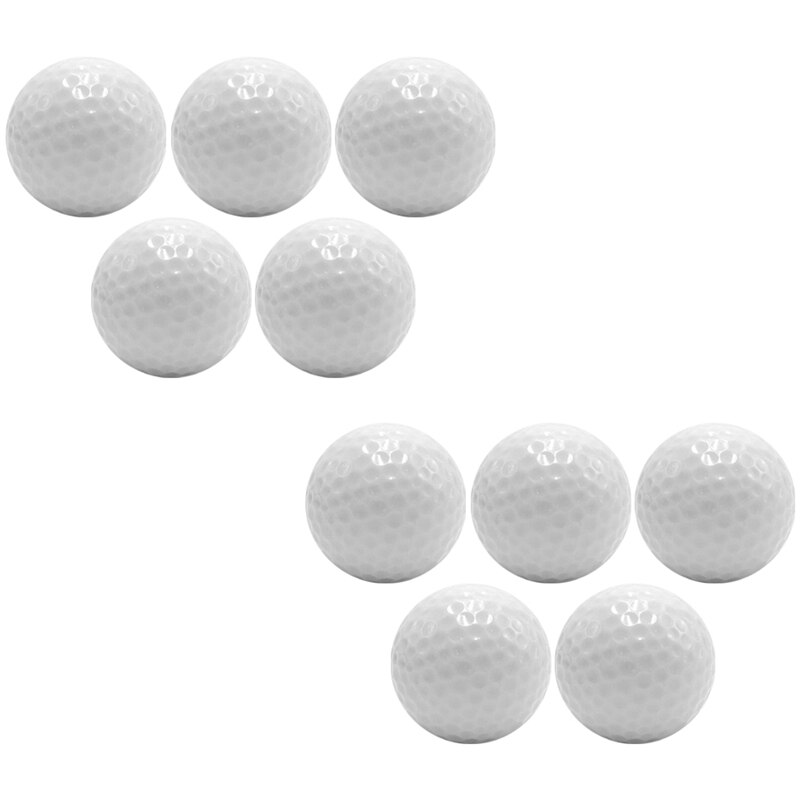 10 Pcs LED Lighted Golf Balls LED Golf Practice Ball Special Golf Balls Constant Brightness Glitter for Playing at Night: Default Title