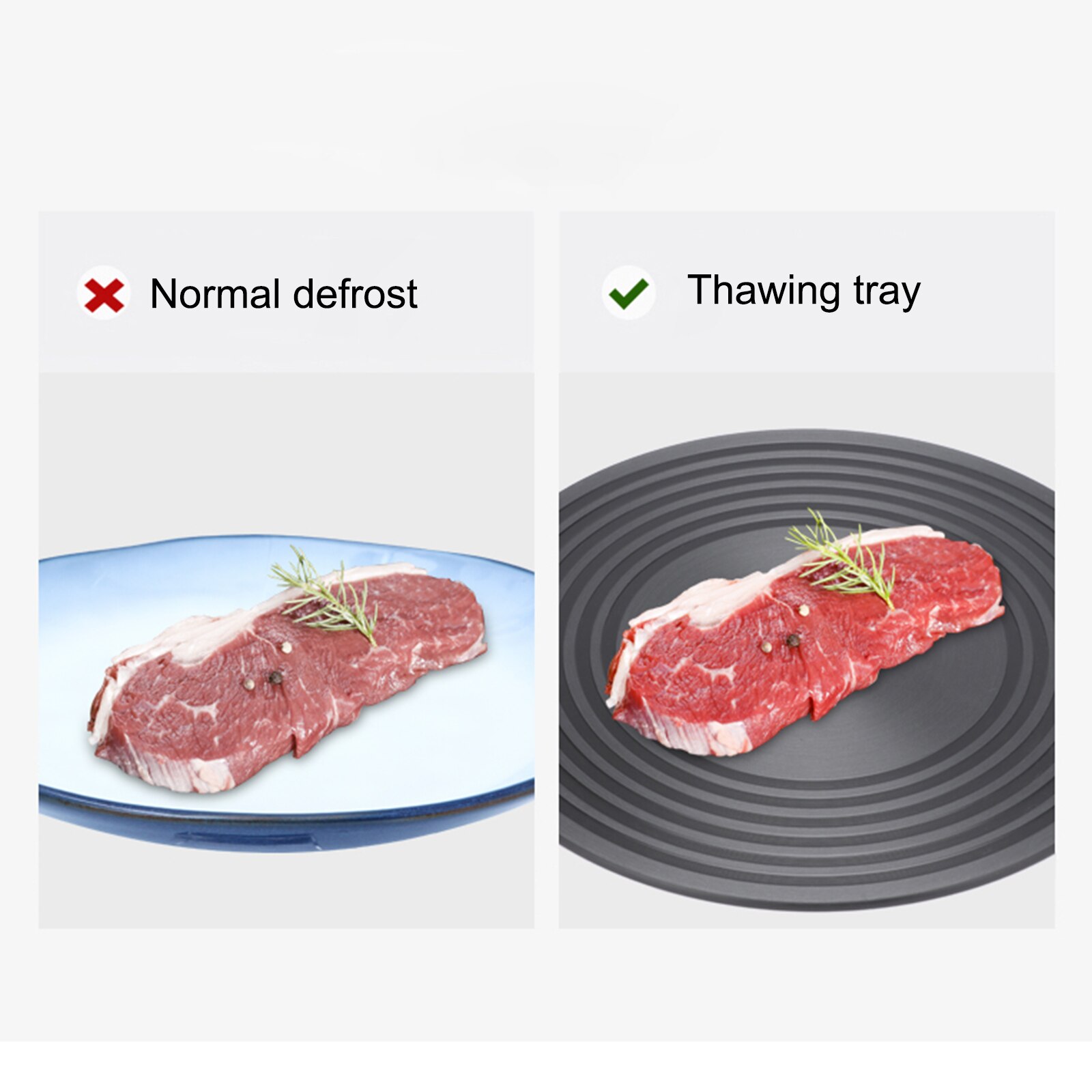 Multifunctional Quick Thawing Heat Conduction Plate Fast Defrosting Tray Thawing Heat Diffuser Plate For Stovetop Pot Protection