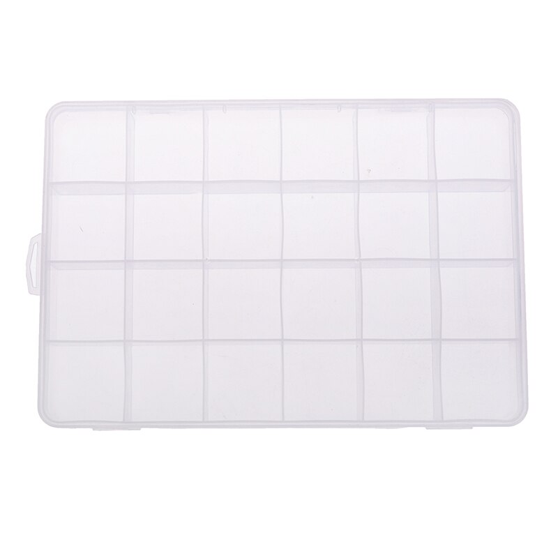 24 Vakken Plastic Box Case Sieraden Bead Opslag Container Craft Organizer