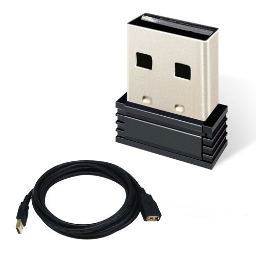 Dongle ANT+ USB Avec Câble 2 M – Pour Connecter Capteurs Vélo à Zwift, TrainerRoad – Compatible Windows 10/11