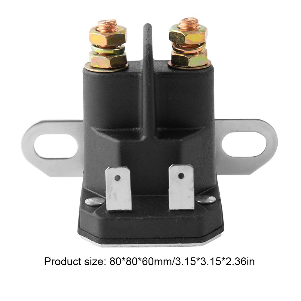 Lawn Mower Starter Relay 1134-2962-01 12V Solenoid Valve Relay 725-04439A Zinc Alloy 33-335 for Riding Mower Tractor Motorboat
