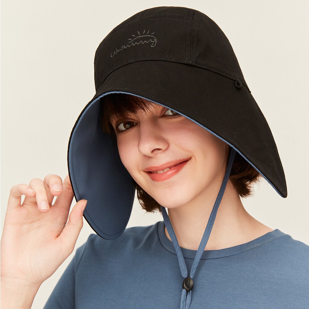 OhSunny Summer Women Sun Hat UPF 1000+ Sun Protection Adjustable Foldable Breathable Large Wide Brim Soft Sun Hats for Women