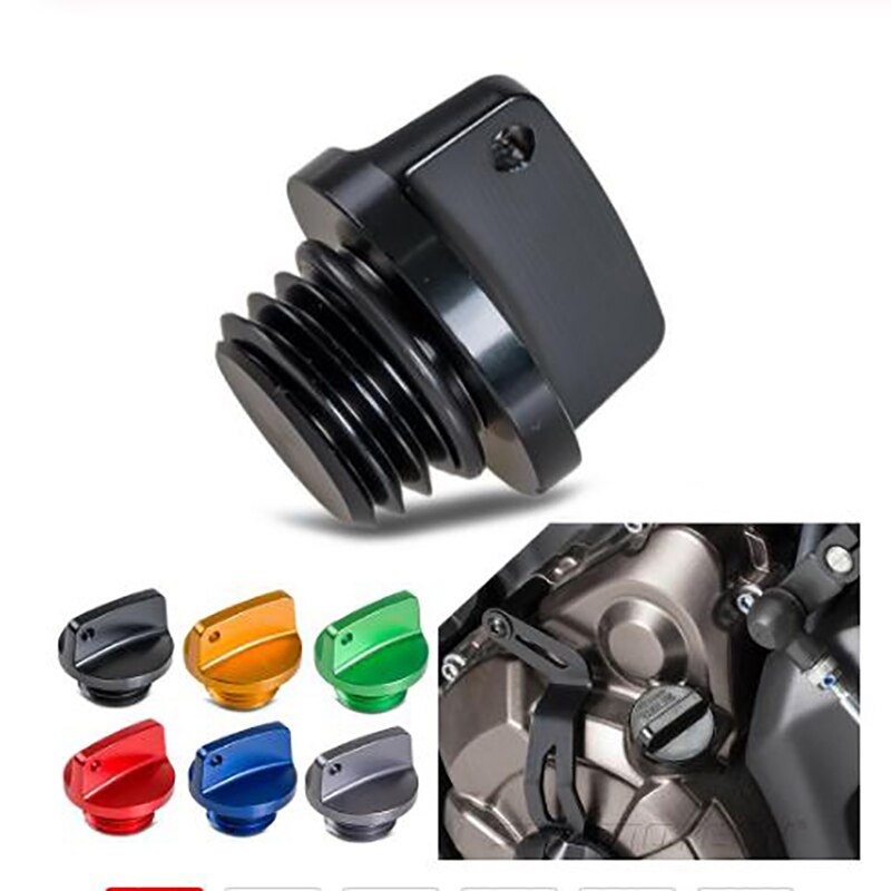 Universal Motorcycle Engine Oil Filler Cap For Honda For Kawasaki Ninja Crankcase Cap CNC Engine Oil Filler Screw Cover Plug