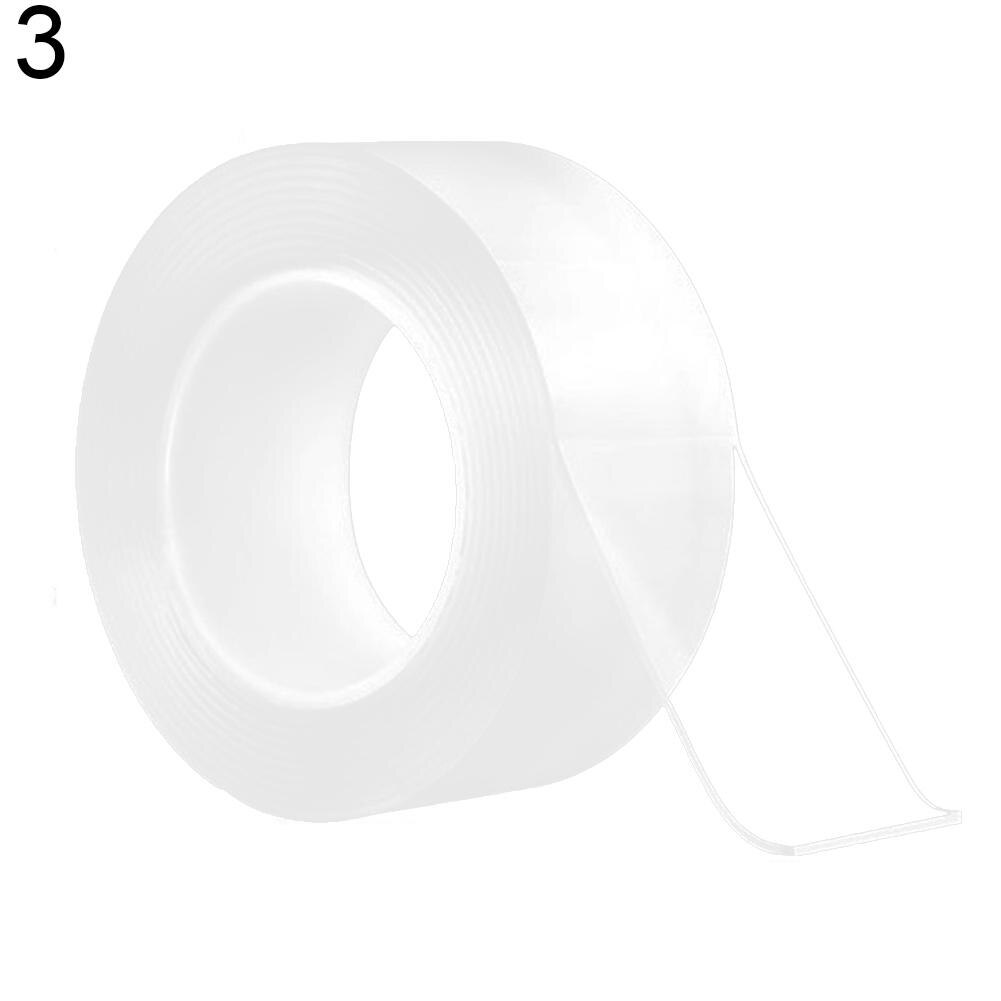 SALES! 2mm Multiuse Transparent Thick Washable Double-sided Adhesive Tape: 30mm 1m 2mm