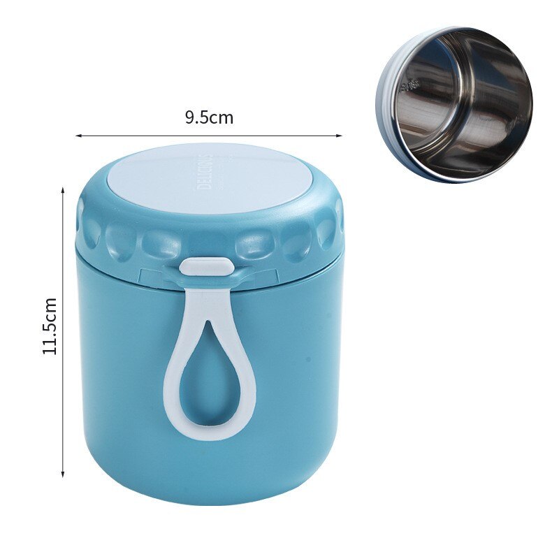 1Pcs 304 Roestvrij Staal Voedsel Thermische Jar Geïsoleerde Soep Thermos Containers Rvs Lunchbox Drinkbeker Lunchbox