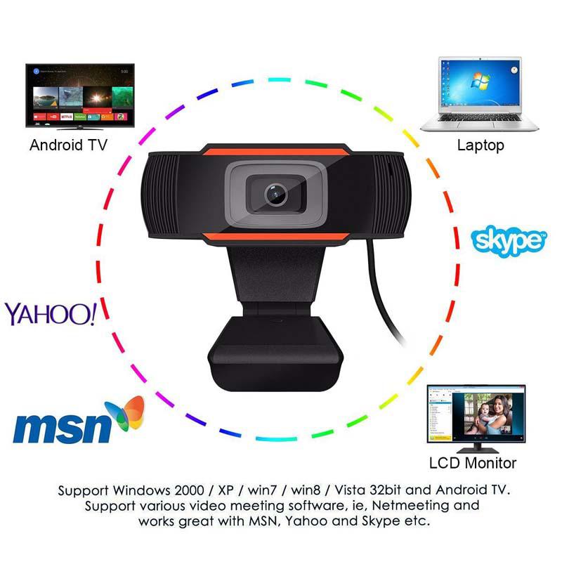 High-definition Computer Camera Conference Video Web Cam PC CAM Smart USB Camera