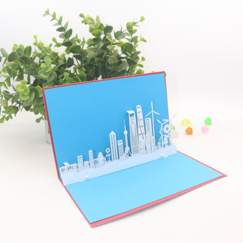 Kühlschrankmagnet Gelber Kranichturm - 3D LED Laterne Als Kulturelles Souvenir