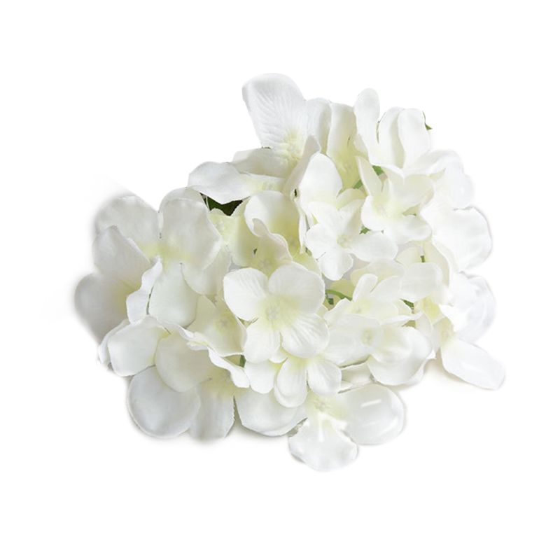 1pc 15cm- blomster hortensiahoveder og 12cm / 25cm / 33cm plaststængler til diy buket hjemmelavet bryllupsfest dekoration: Nu