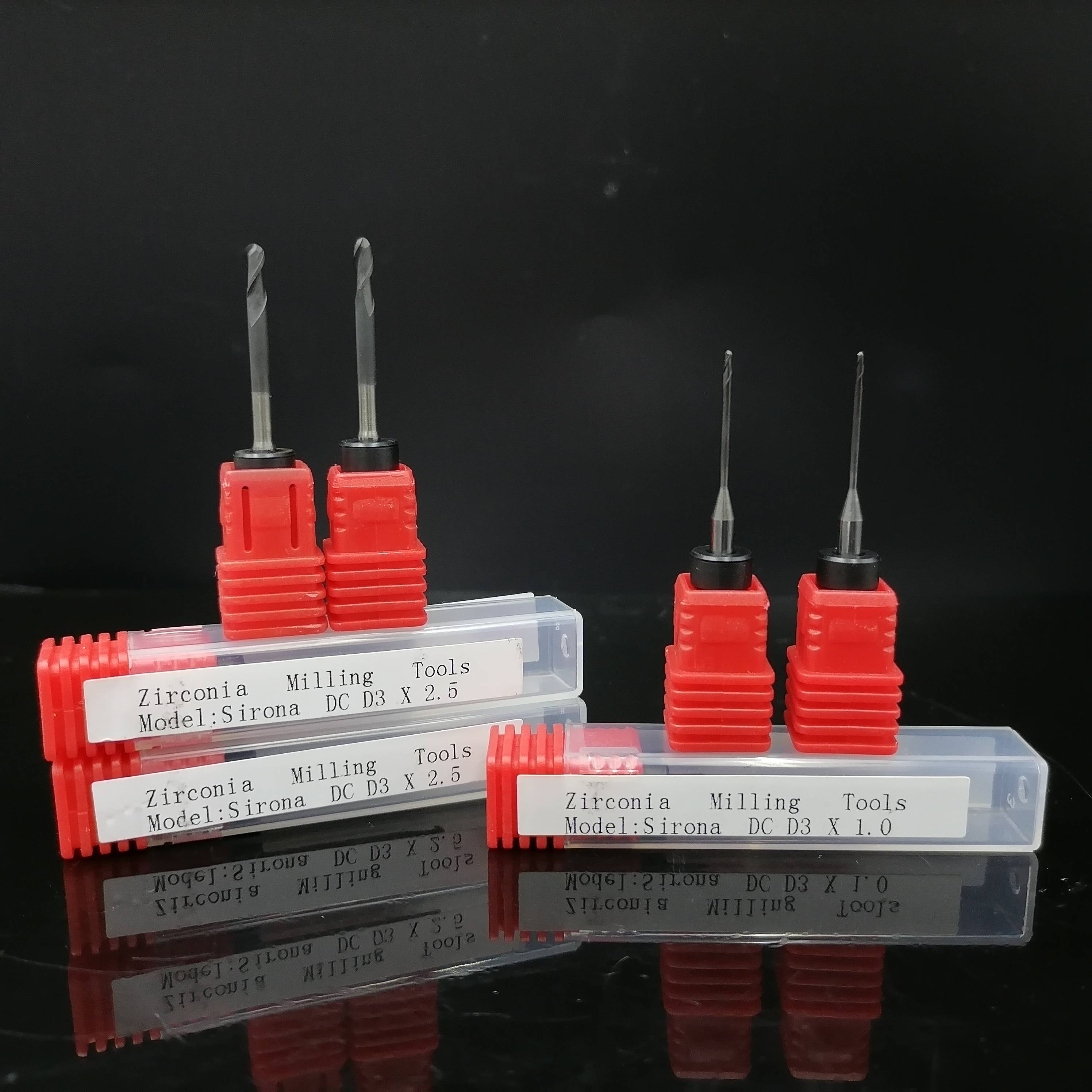 Herramientas de fresado de Instrumentos dentales Sirona MCX5, fresas para cera de circonita, resina compuesta PMMA en laboratorio Dental