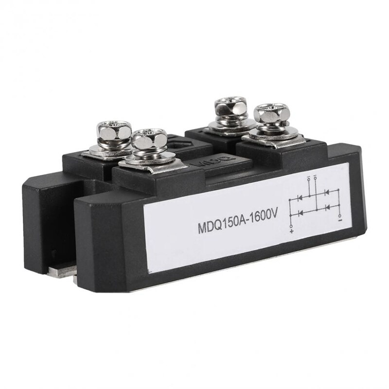 1Pc MDQ 150A-1600V Schwarz Einzel Phase Diode Brücke Gleichrichter 150A Ampere hoch Energie 1600V