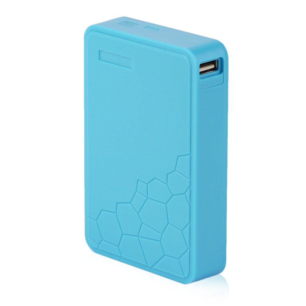 Chargeur de batterie externe de secours usb 15000 mah à monter soi-même, boîtier de batterie 5*18650 compatible ios et android