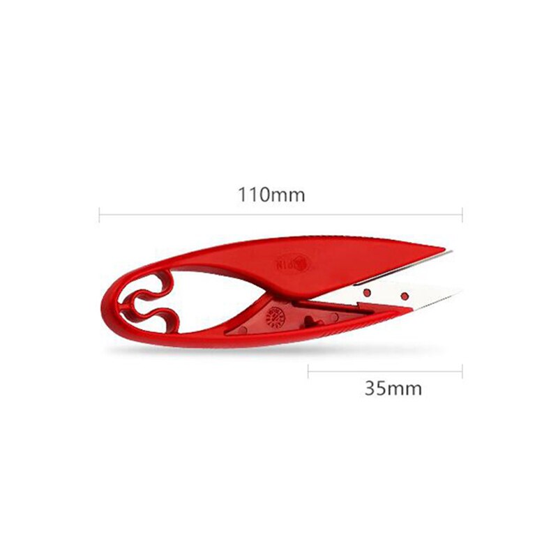 1Pcs U Vorm Clippers Trimmen Briefpapier Schaar Naaien Tangen Knipt Frezen Draad Snippers Trimmen Diy Schaar Gereedschap: JD0195-(PIN-1255)