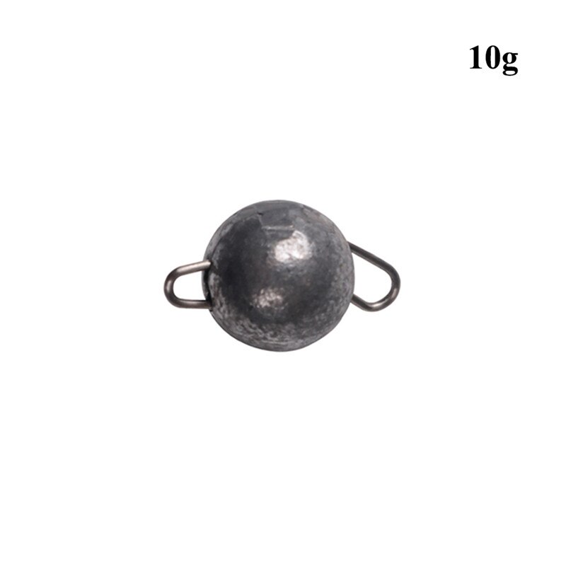 5pcs/Lot Lead Weight With Swivle Cheburashka Sinker Lead Sinker Jig Head Lead Weights 4g 6g 8g 10g 12g 14g 15g 18g Lure: 10g