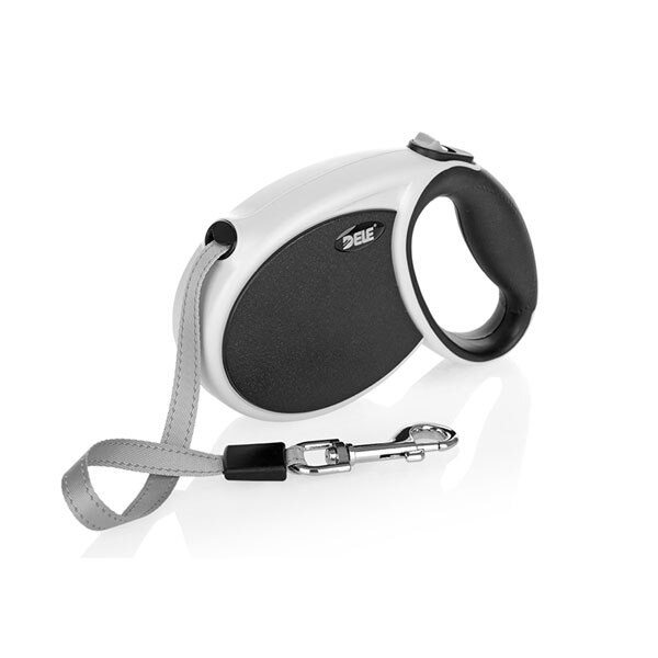 Mysudui dele 4m 5m 7m sterke intrekbare hondenriem automatisch voor grote honden uitschuifbare hondenriem intrekbaar pitbull: Zwart / L  5m - 30kg