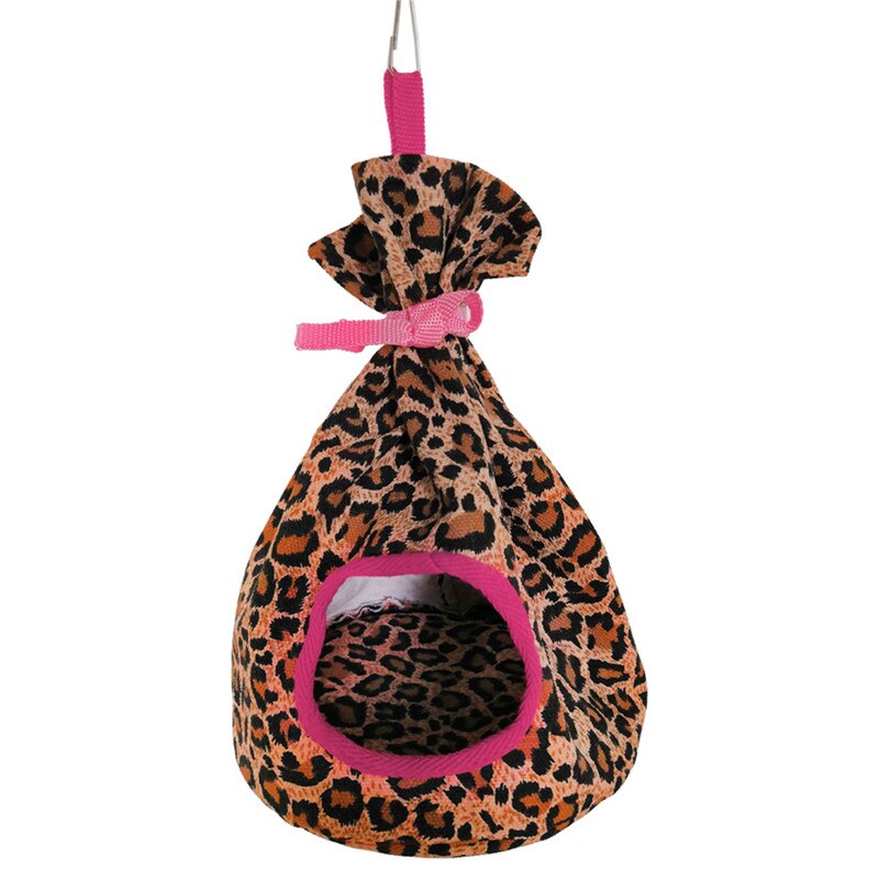 Bird Nest Hanging Hammock Bed Winter Warm House Cage Hideout to Sleep Play and Rest for Small Parrot Hamster Sugar Glider: Style 1