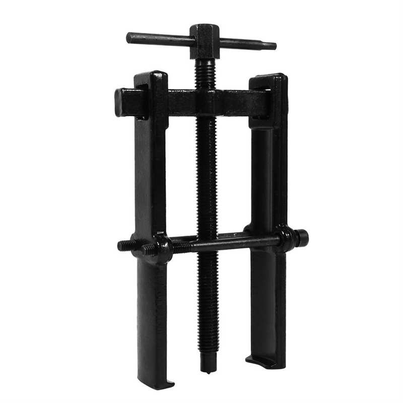 Two Jaw Legs Bearing Gear Puller Remover Hand Tool Removal Kit Bearing Gear Remover: black8inch
