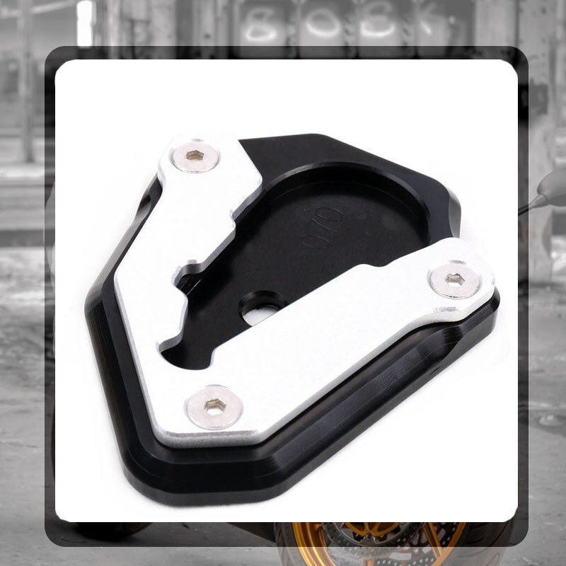 Motorcycle CNC Kickstand Voet Side Stand Extension Pad Ondersteuning Plaat Vergroten Stand Cover Voor Ducati 848 1098 1199