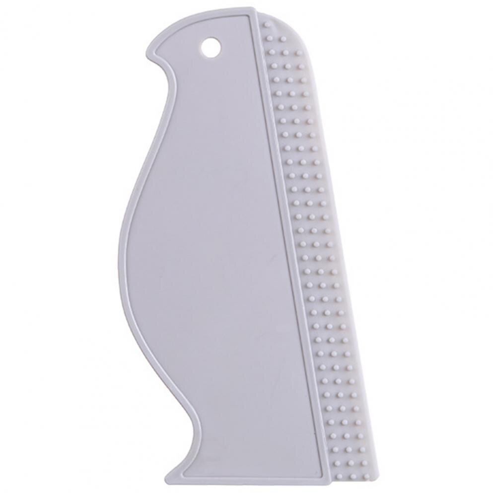 Household Wiper Board Labor-saving Glass Wiper Ergonomics HIPS Shower Door Mirror Wiper Cleaning Tools Accessories: Grey