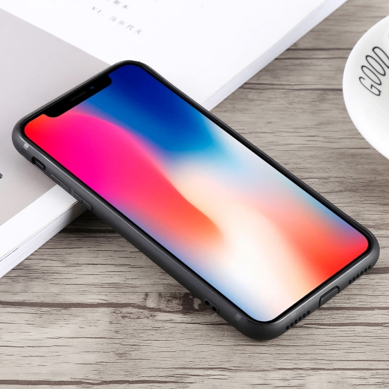 adaptador de tarjeta SIM Dual 2 en 1 + funda de TPU con bandeja de tarjeta SIM/Pin de tarjeta SIM para iPhone X, doble tarjeta con modo de espera único
