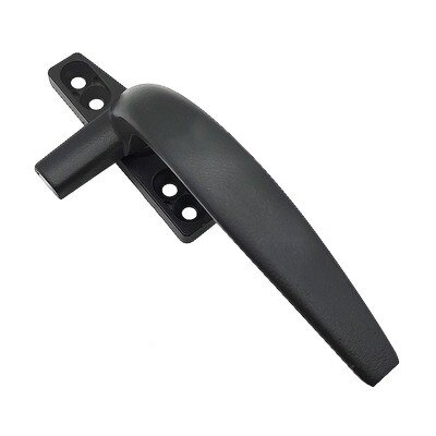 Aluminium Raam Handvat Met Slot Innerlijke Platte Open Binnenste Open Gordijn Hout Openslaand Raam Schuifdeur Handgrepen Hardware: left / black