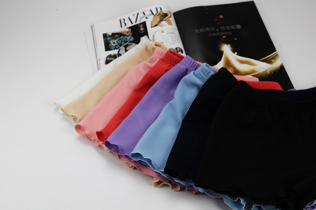 Encantadoras medias cortas Anti Chafing pantalones cortos de seguridad talla grande bombachos mujer ropa interior pantalones cortos Hip Pad para niñas
